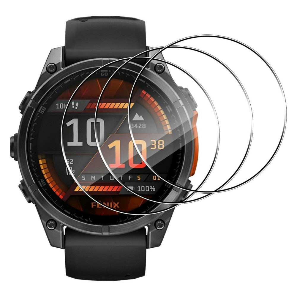 3Bump Resistants Garmin Fenix 8 47mm Screen Protector HD Clear Watch Screen Film#serie_469