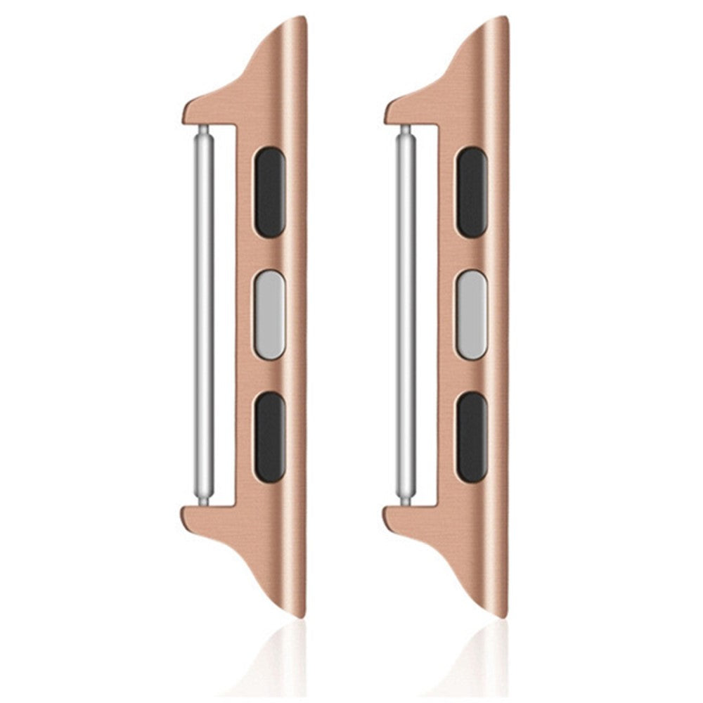 Apple Watch Series 49mm - 45mm - 44mm - 42mm 1 Pair 20mm Watch Band Adapter - Gold - Pink#serie_4