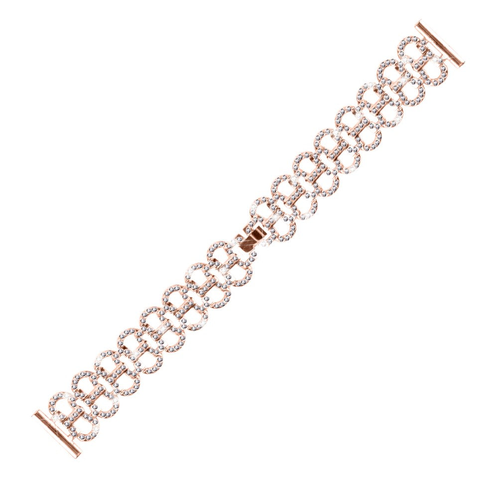 Huami Amazfit Bip 1S Gourd Shape Watch band Rhinestones Decor Alloy Strap - Rose Gold#serie_5