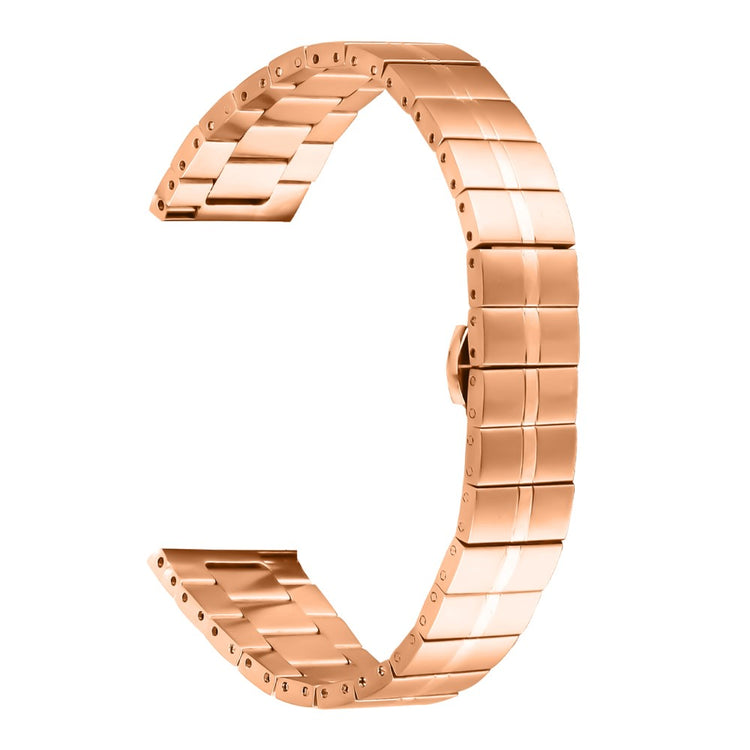 Pebble 2 / Time Round Stainless Steel Watch Strap Replacement Wrist Band - Rose Gold#serie_1