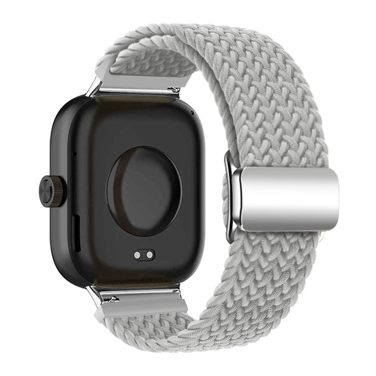 Xiaomi Smart Band 8 Pro / Redmi Watch 4 Loop Strap Magnetic Buckle Woven Watch Band - Light Grey#serie_14