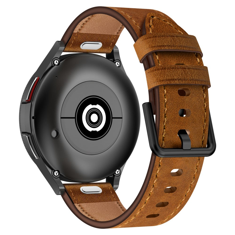 Huawei Watch GT 3 42mm / GT 3 Pro 43mm Top Layer Cowhide Adjustable Wrist Band 20mm Watch Strap - Dark Brown#serie_2