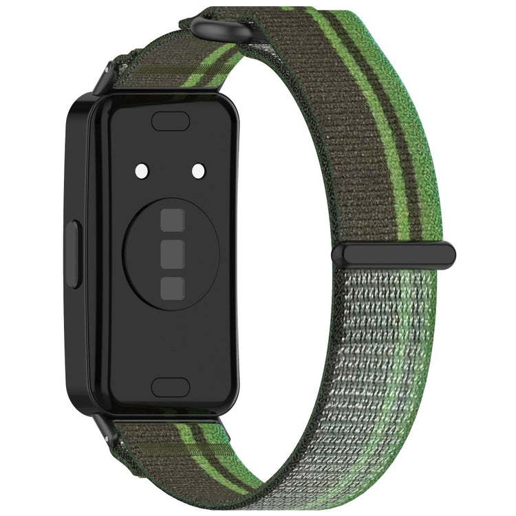 Huawei Band 9 / Band 9 NFC / Band 8 / Band 8 NFC Strap Nylon Sport Loop Watch Bands - Blackish Green#serie_7