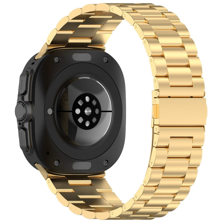 Samsung Galaxy Watch Ultra 47mm Metal Watch Band Three-Beads Steel Wrist Strap - Gold#serie_2