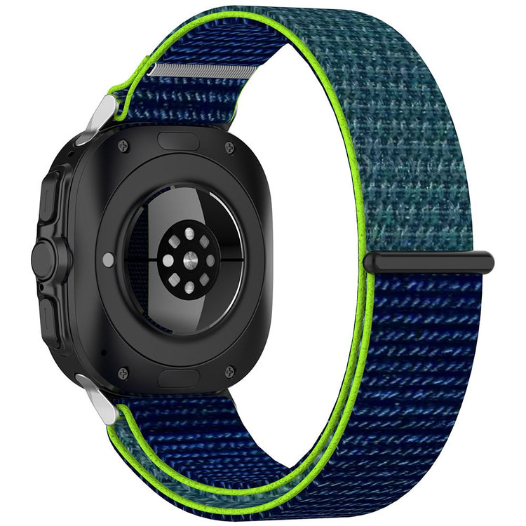 KALEBOL Samsung Galaxy Watch Ultra 47mm Watch Strap Magic Tape Braided Nylon Wrist Band - Lime#serie_8