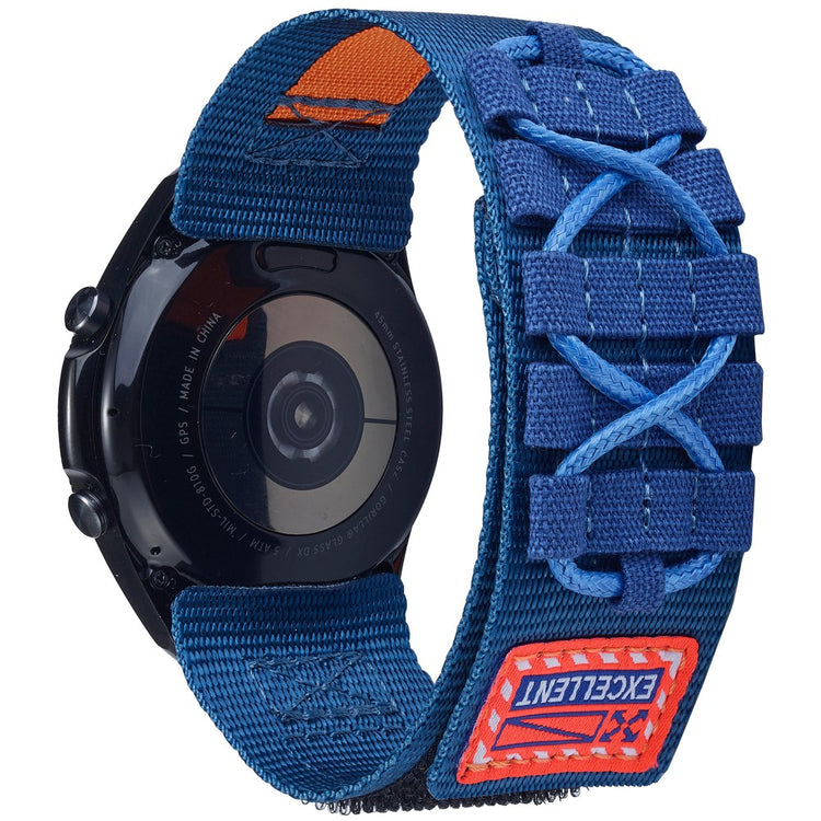 KALEBOL Huawei Watch GT 4 46mm / 4 Pro / 4 Watch Band 22mm Loop Fastener Nylon Wrist Strap - Blue#serie_4