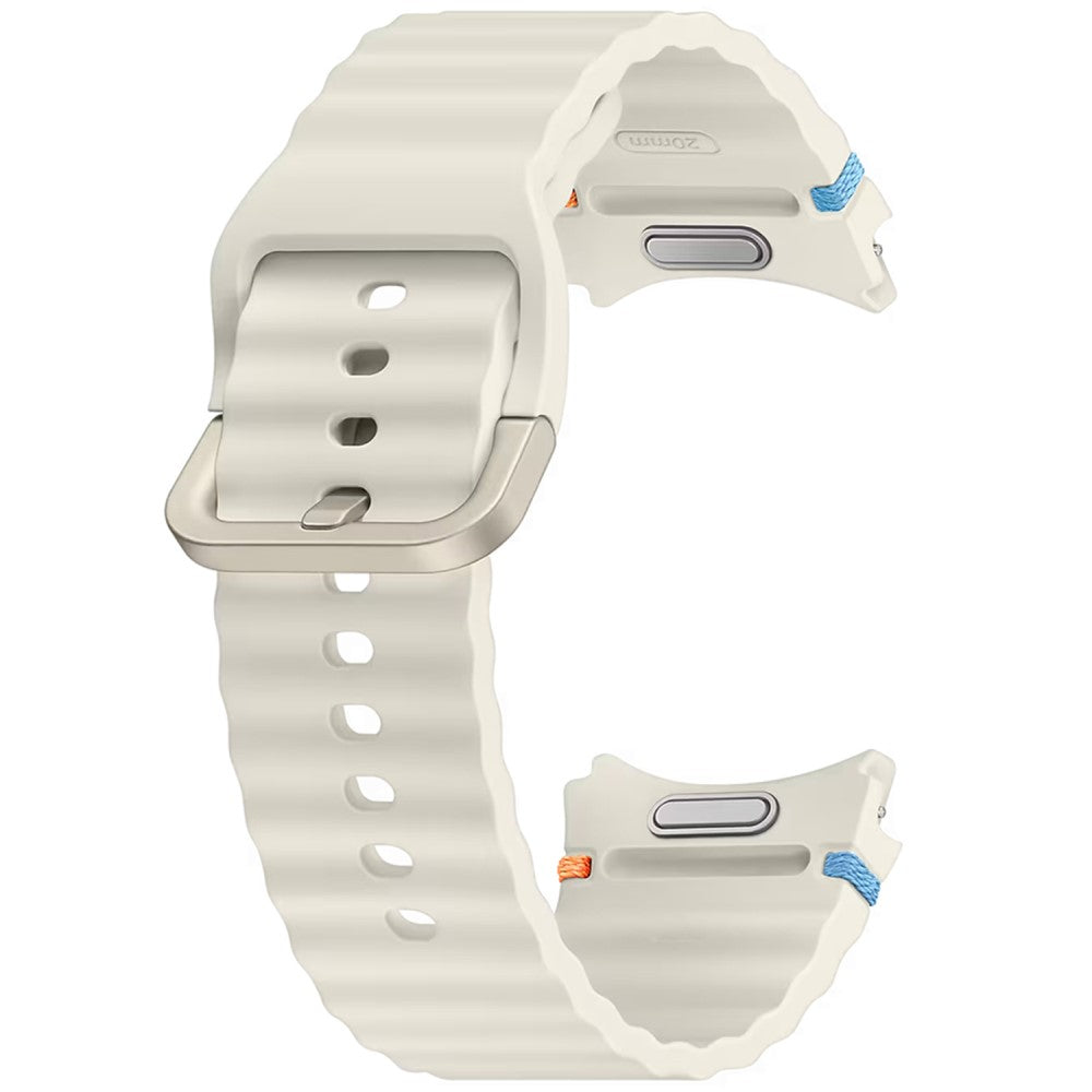 Samsung Galaxy Watch7 20mm Silicone Replacement Strap Sports Watch Band - White#serie_5