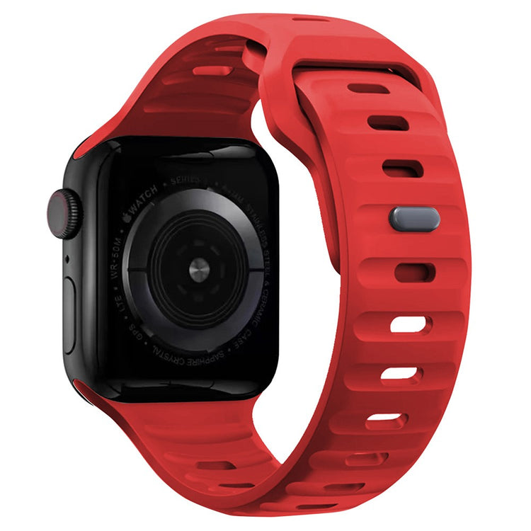 KALEBOL Apple Watch Series 41mm - 40mm - 38mm Watch Band Sports Silicone Strap - Red#serie_7