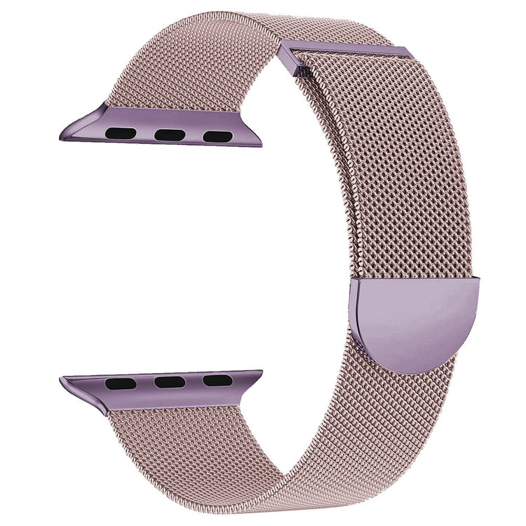 KALEBOL Apple Watch Series 41mm - 40mm - 38mm Milanese Metal Watchband - Pink / Purple#serie_2