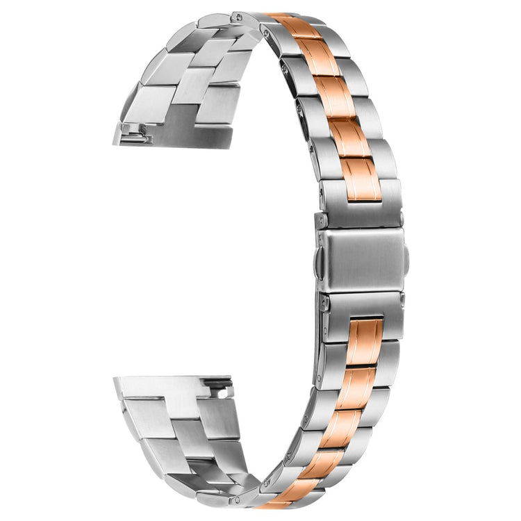 Huami Amazfit Stratos Watch Band Stainless Steel Ultra Thin Wrist Strap - Silver+Rose Gold#serie_5