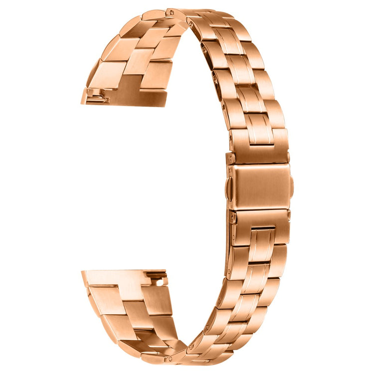 Samsung Galaxy Watch 46mm Watch Band Folding Clasp Buckle Stainless Steel Strap - Rose Gold#serie_7