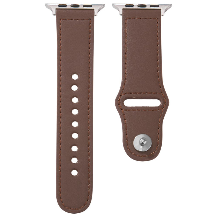 KALEBOL Apple Watch Series 49mm - 45mm - 44mm - 42mm Watch Strap, Large Buckle - Coffee#serie_9