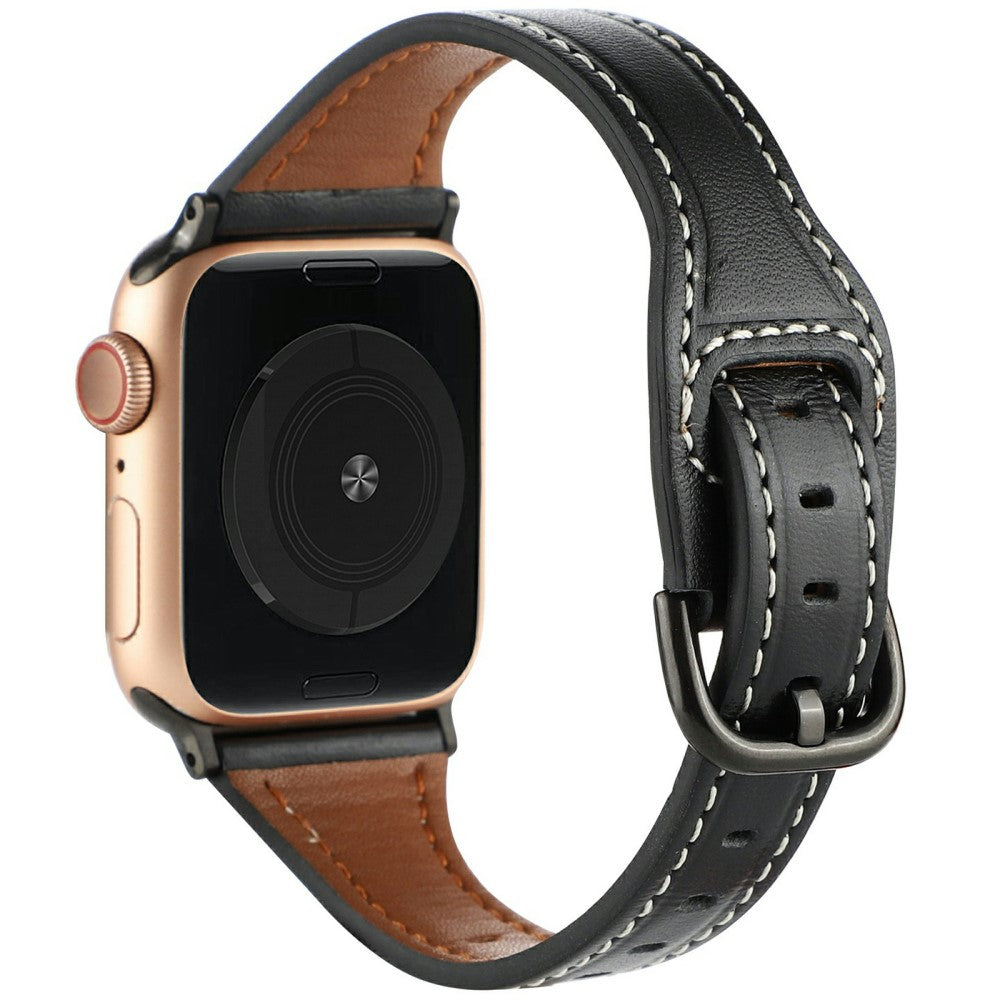 Apple Watch Series 49mm - 45mm - 44mm - 42mm Watch Strap - Black+Black Buckle#serie_3