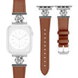Sehr Bequem Apple Smartwatch Echtes Leder Und Metall Universell Armband