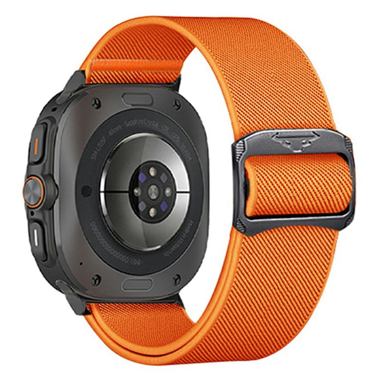 Samsung Galaxy Watch Ultra 47mm Nylon Strap Elastic Replacement Watch Band - Orange#serie_1