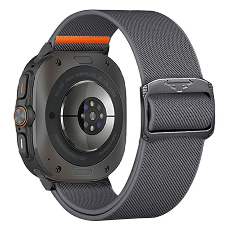 Samsung Galaxy Watch Ultra 47mm Nylon Strap Elastic Replacement Watch Band - Dark Grey#serie_5