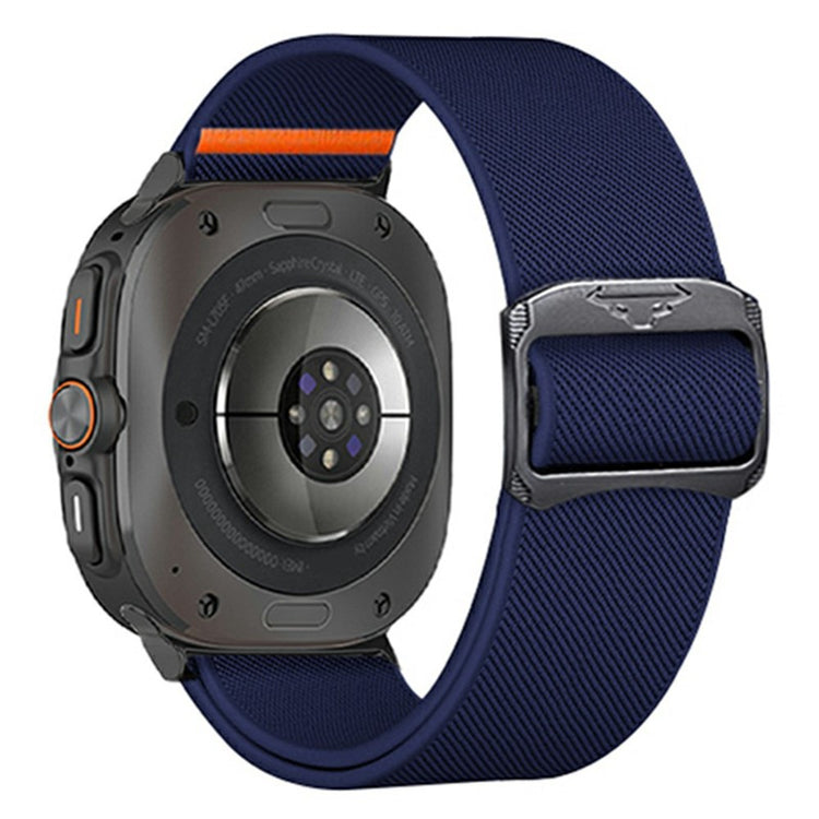 Samsung Galaxy Watch Ultra 47mm Nylon Strap Elastic Replacement Watch Band - Dark Blue#serie_6