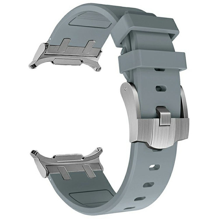 Samsung Galaxy Watch Ultra 47mm Watch Strap Replacement Silicone Watch Band - Silver+Grey#serie_7
