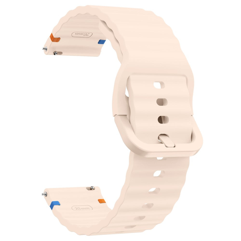 22mm Silicone Band Xiaomi Watch S4 Sport / Redmi Watch 5 Active Wave Design Watch Strap - Pink#serie_2