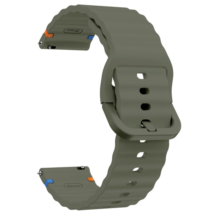 22mm Silicone Band Xiaomi Watch S4 Sport / Redmi Watch 5 Active Wave Design Watch Strap - Army Green#serie_6