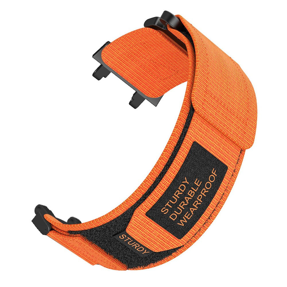 Huami Amazfit T-Rex 3 Outdoor Climbing Watch Strap Magic Tape Breathable Nylon Band with Connector - Orange#serie_1