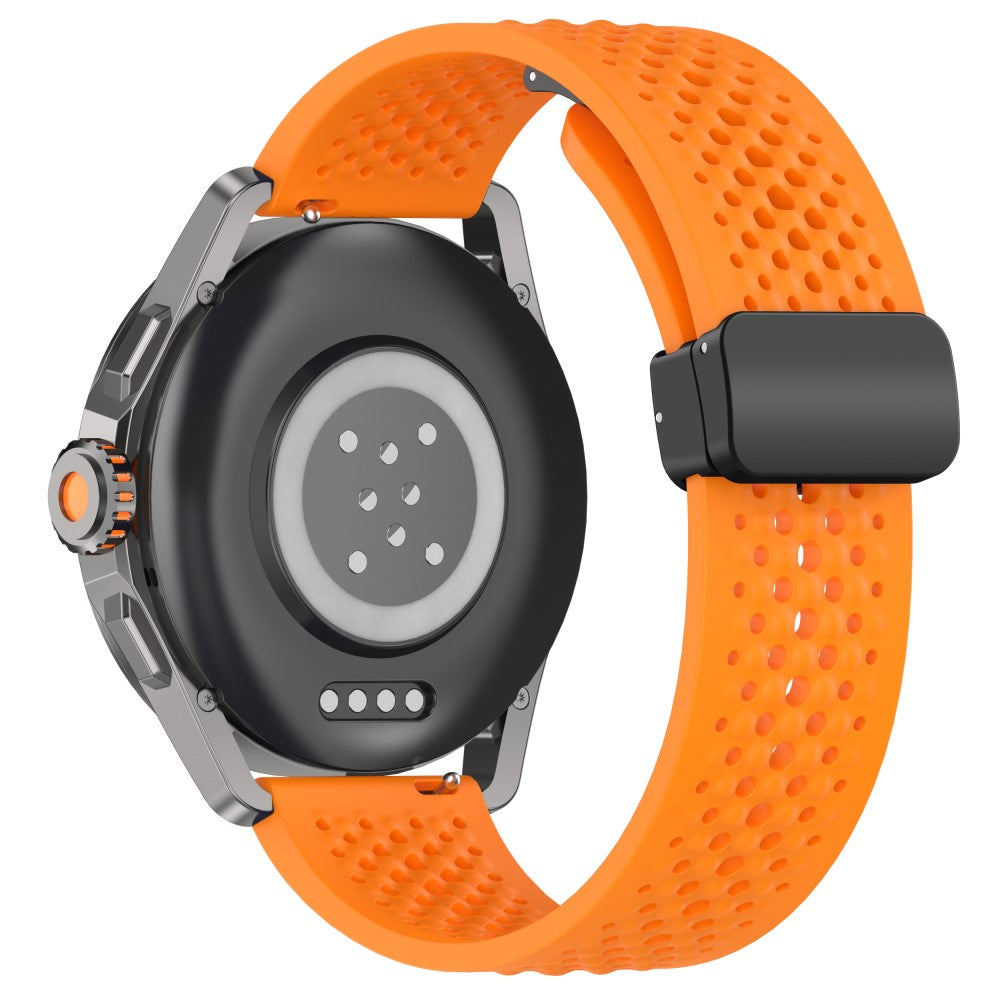 Xiaomi Watch S4 Sport / Redmi Watch 5 Active Silicone Watch Band 22mm Replacement Strap with Folding Buckle - Orange#serie_5