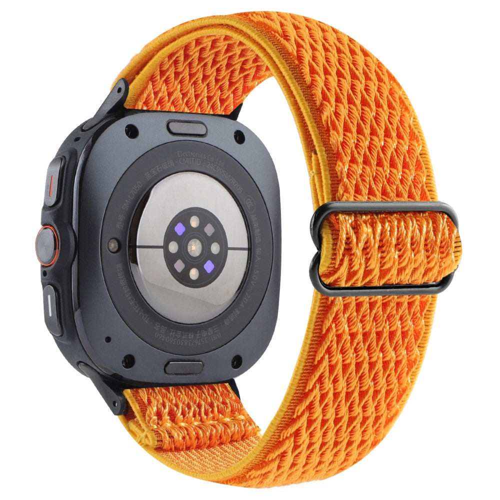 Samsung Galaxy Watch Ultra 47mm Woven Watchband Wave Texture Watch Strap - Orange#serie_1