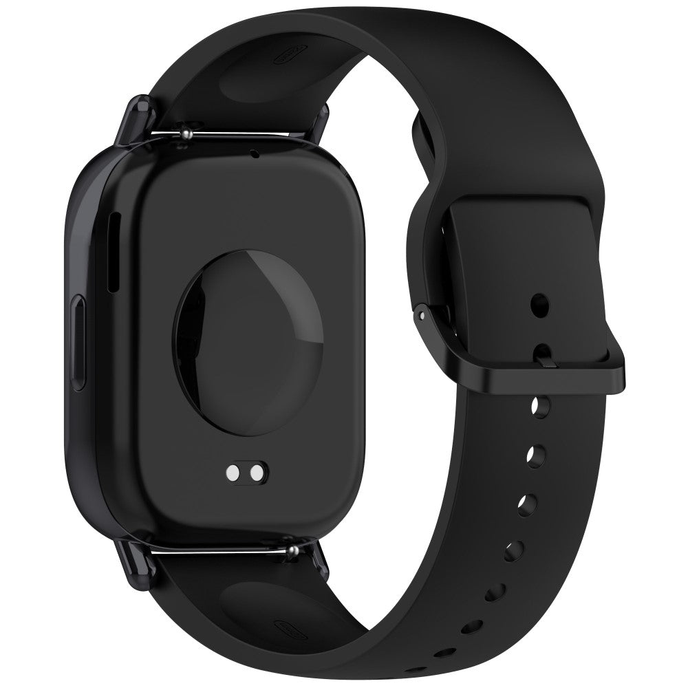 Xiaomi Redmi Watch 5 Lite Band Waterproof Sweatproof Soft Silicone Sport Strap - Black#serie_1