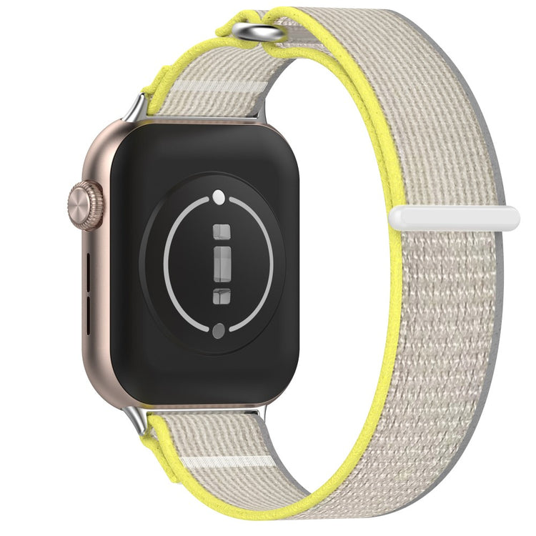 Honor Watch 5 Band Adjustable Braided Nylon Sport Loop Watch Strap - Yellow+Grey#serie_4