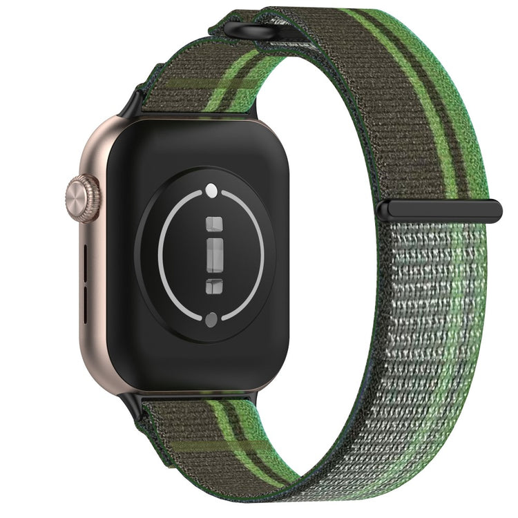 Honor Watch 5 Band Adjustable Braided Nylon Sport Loop Watch Strap - Blackish Green#serie_7
