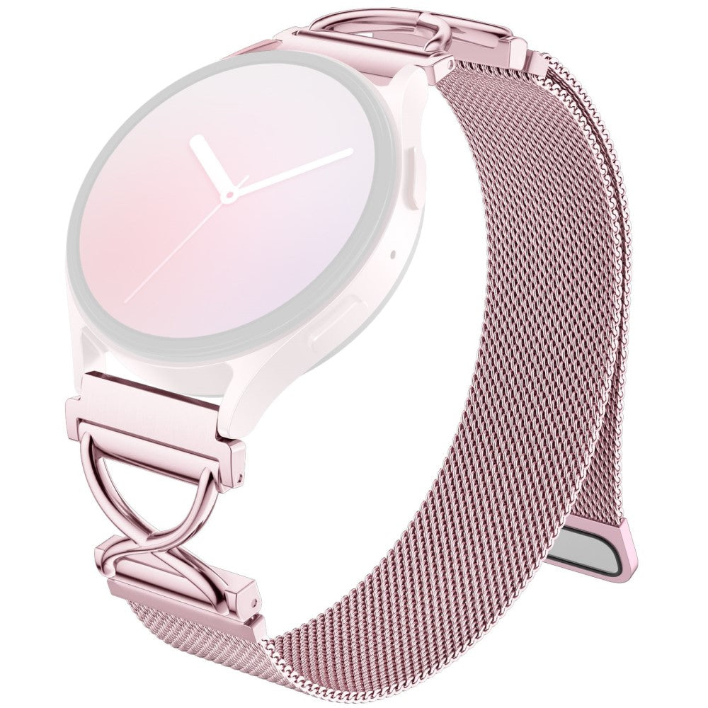Huami Amazfit GTR Mini Milanese Band Electroplated Stainless Steel Magnetic Watch Strap with X-Shaped Connector - Rose Pink#serie_3