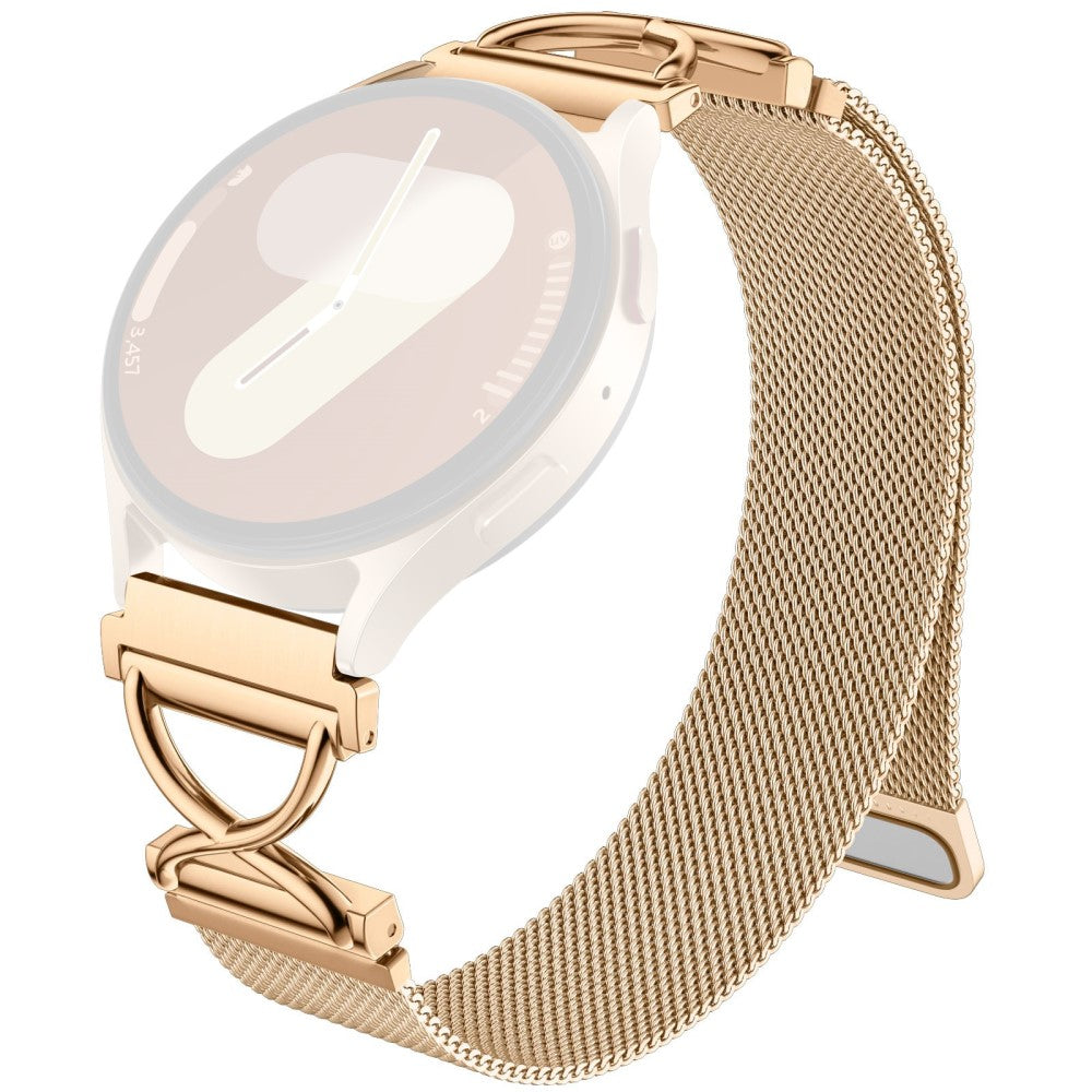 Huami Amazfit GTR Mini Milanese Band Electroplated Stainless Steel Magnetic Watch Strap with X-Shaped Connector - Rose Gold#serie_4