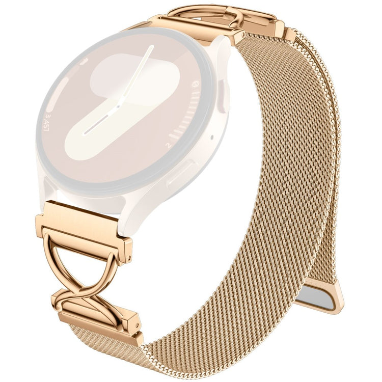Huami Amazfit GTR Mini Milanese Band Electroplated Stainless Steel Magnetic Watch Strap with X-Shaped Connector - Rose Gold#serie_4