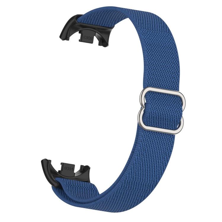 Xiaomi Smart Band 9 / Smart Band 8 Nylon Wrist Strap with Connector Elastic Watch Band - Dark Blue#serie_4