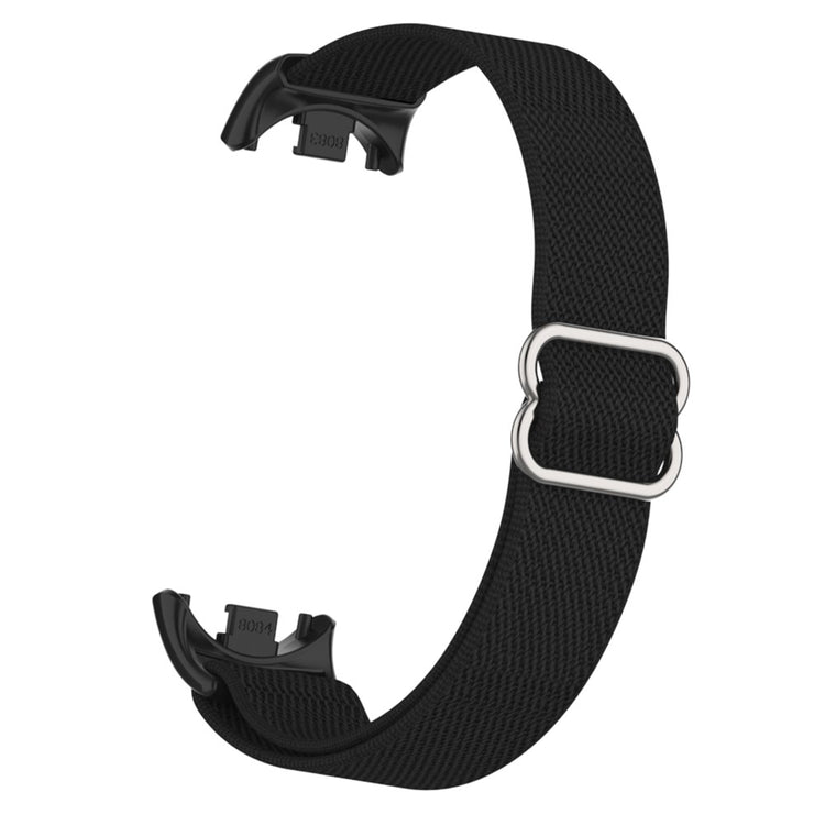 Xiaomi Smart Band 9 / Smart Band 8 Nylon Wrist Strap with Connector Elastic Watch Band - Black#serie_6