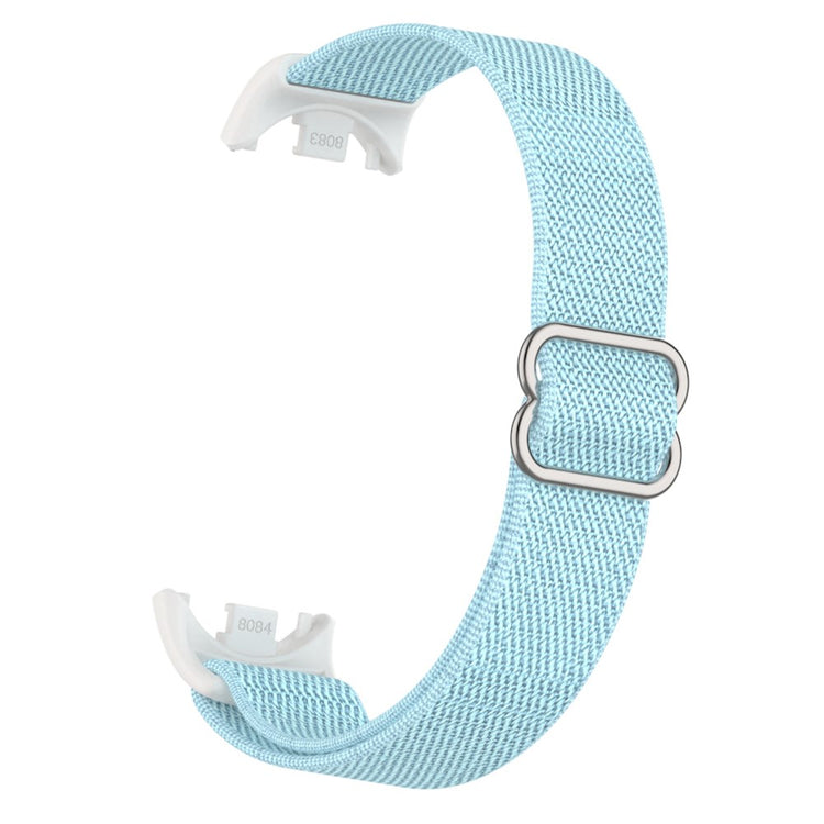 Xiaomi Smart Band 9 / Smart Band 8 Nylon Wrist Strap with Connector Elastic Watch Band - Baby Blue#serie_8