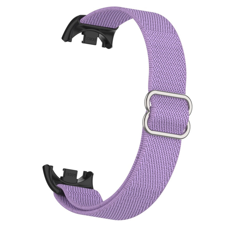 Xiaomi Smart Band 9 / Smart Band 8 Nylon Wrist Strap with Connector Elastic Watch Band - Purple#serie_9
