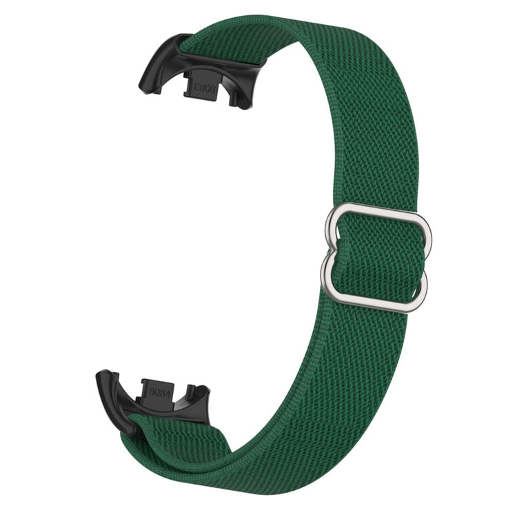 Xiaomi Smart Band 9 / Smart Band 8 Nylon Wrist Strap with Connector Elastic Watch Band - Army Green#serie_10