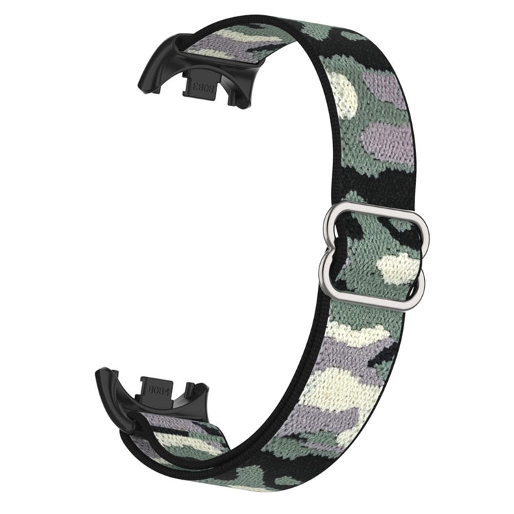 Xiaomi Smart Band 9 / Smart Band 8 Nylon Wrist Strap with Connector Elastic Watch Band - Camouflage Jungle#serie_13