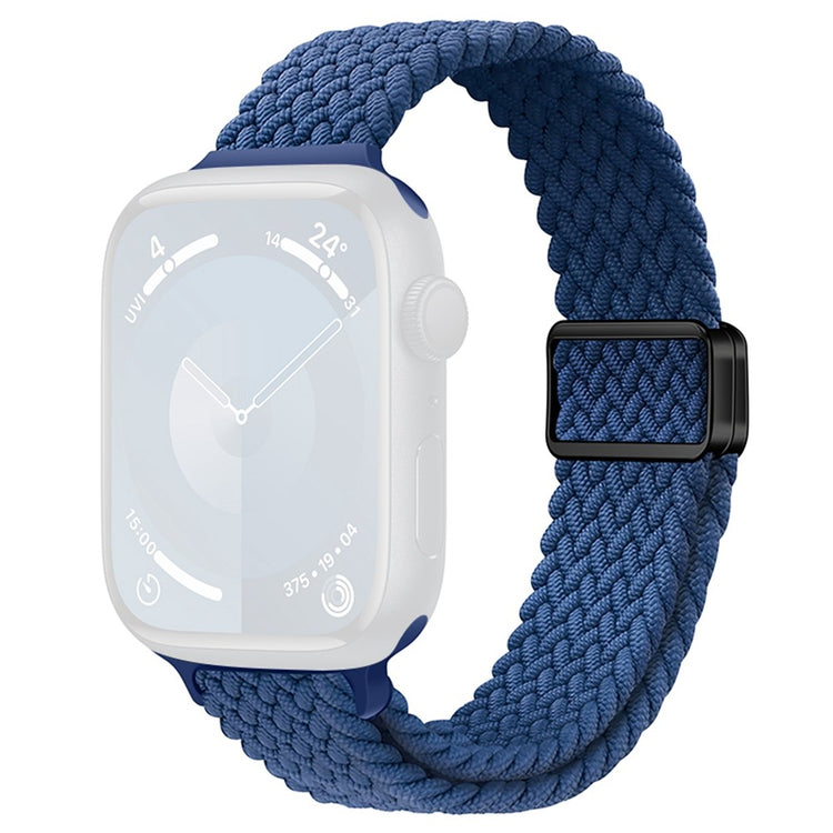 KALEBOL Braided Watch Strap Apple Watch Series 10 46mm Magnetic Nylon Wristbands - Sea Blue#serie_10