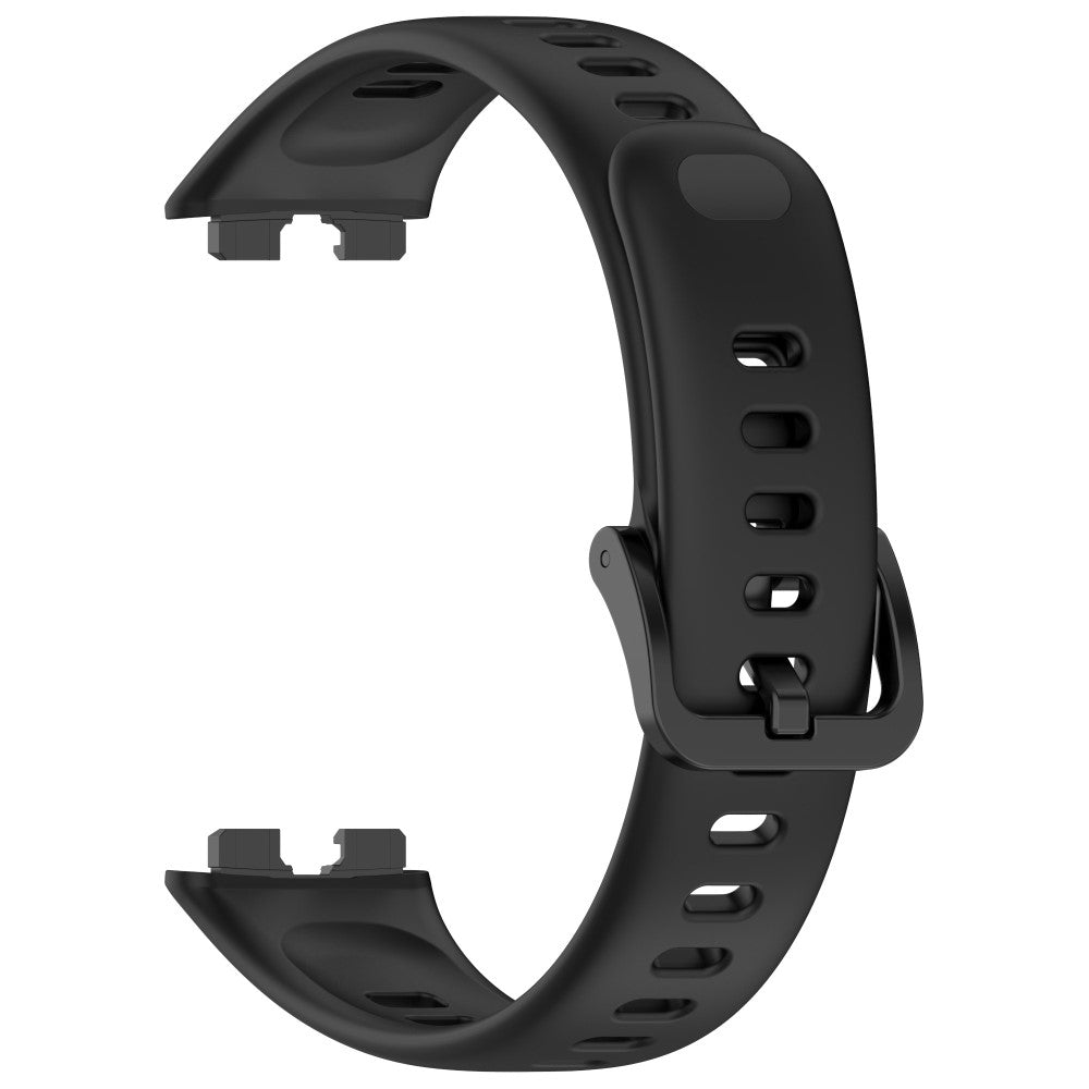 KALEBOL Huawei Band 9 / Band 8 Silicone Watch Strap Replacement Breathable Sport Band - Black#serie_1