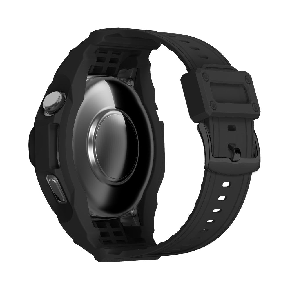 Huawei Watch GT 5 46mm / GT 4 46mm Flexible Watchband Integrated with Anti Drop Watch Case - Black#serie_1