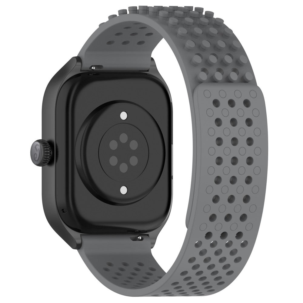 KALEBOL 22mm Silicone Strap Samsung Galaxy Watch3 45mm / Huawei Watch GT 5 46mm / GT 5 Pro 46mm Flat Push Type Watch Band - Grey#serie_1
