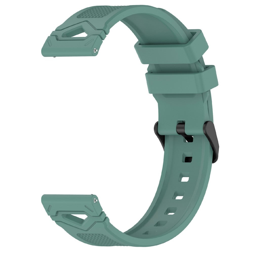 KALEBOL 22mm Dot Pattern Silicone Strap Samsung Galaxy Watch3 45mm / Huawei Watch GT 5 46mm / GT 5 Pro 46mm Watch Band - Olive Green#serie_6