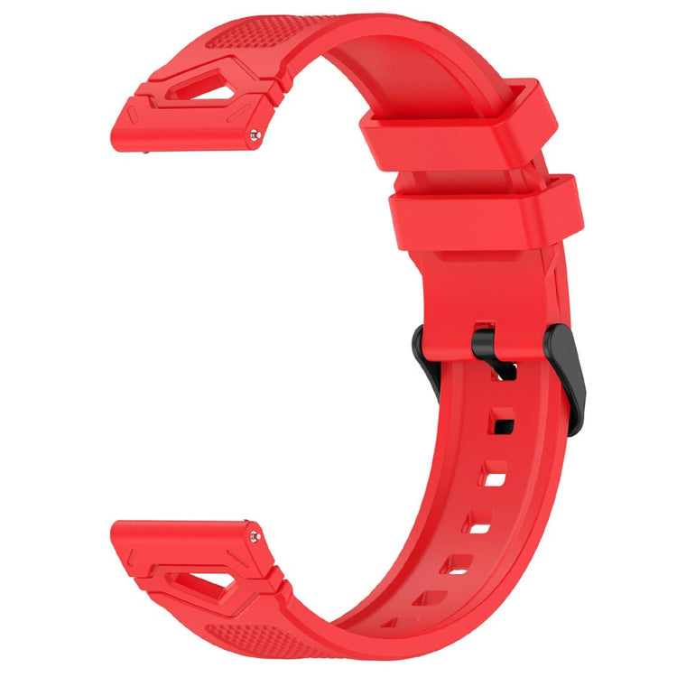 KALEBOL 22mm Dot Pattern Silicone Strap Samsung Galaxy Watch3 45mm / Huawei Watch GT 5 46mm / GT 5 Pro 46mm Watch Band - Red#serie_11