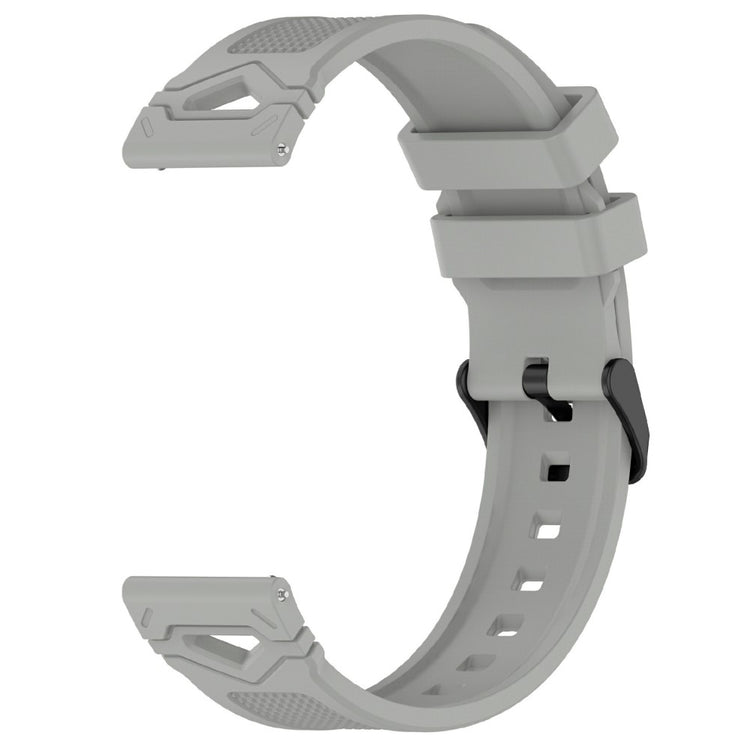 KALEBOL 22mm Dot Pattern Silicone Strap Samsung Galaxy Watch3 45mm / Huawei Watch GT 5 46mm / GT 5 Pro 46mm Watch Band - Grey#serie_13