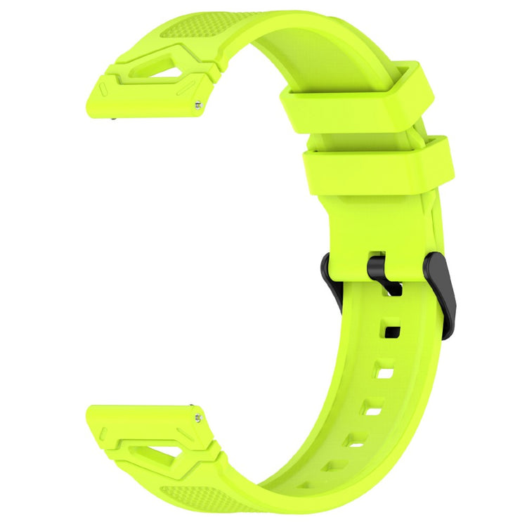 KALEBOL 22mm Dot Pattern Silicone Strap Samsung Galaxy Watch3 45mm / Huawei Watch GT 5 46mm / GT 5 Pro 46mm Watch Band - Lime#serie_15