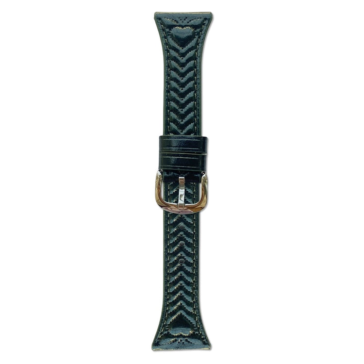 22mm Watch Band Huawei Watch GT 5 Pro Heart Pattern Embossed Genuine Leather Strap - Dark Green#serie_5