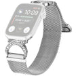 Mega Zäh Apple Smartwatch Metall Und Strass Universell Armband