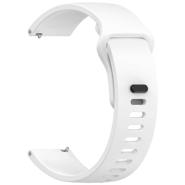 22mm Silicone Watch Band Samsung Huawei Garmin Xiaomi Universal Wrist Strap - White#serie_3